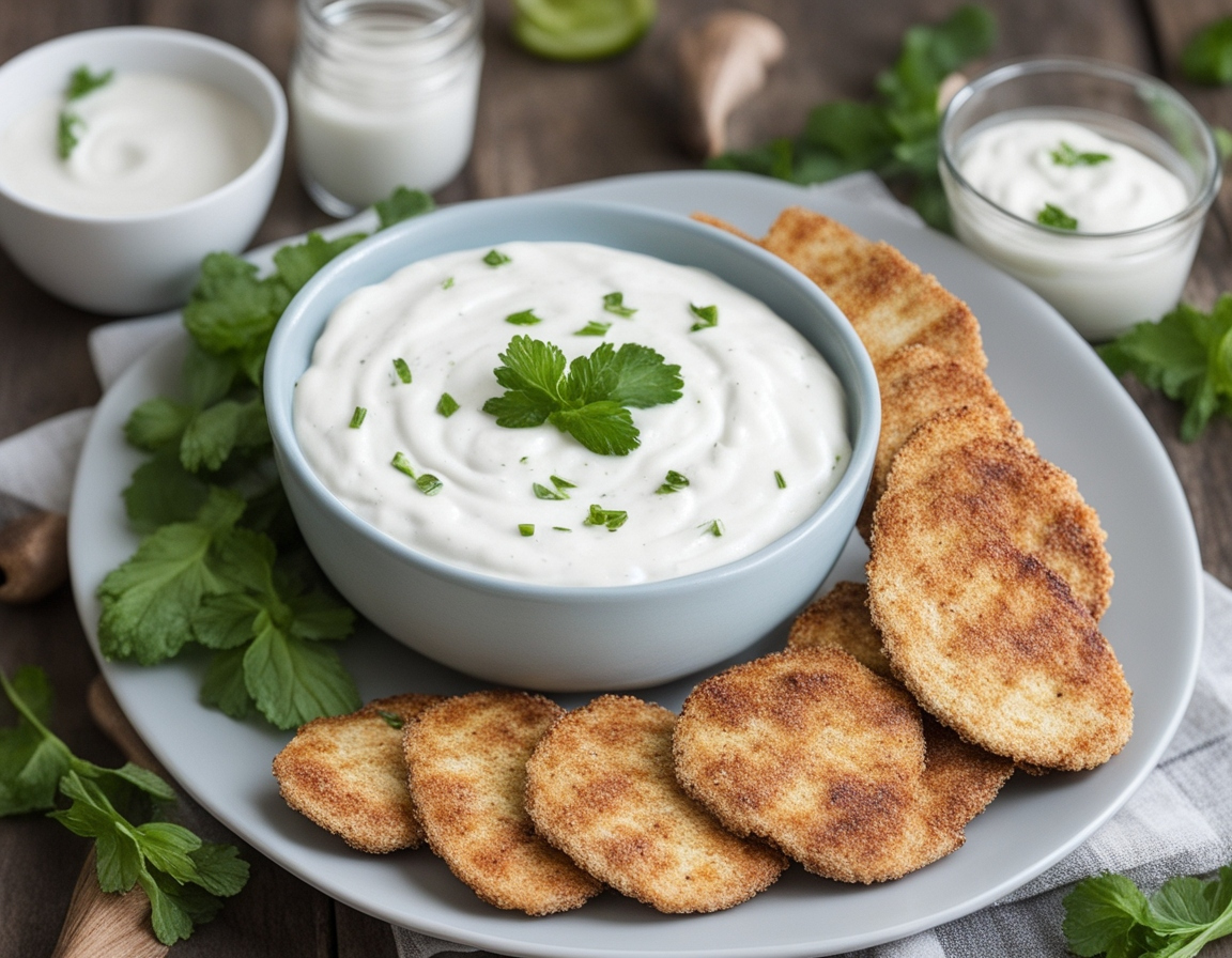 Gegrilde groenten met yoghurt dip